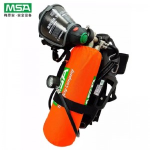 梅思安（MSA） SCBA 10167768 AX2100 空气呼吸器 （9L 国产 Luxfer 气瓶、带表、500C 减压器、标准报警哨、快接中压管、AX 压供阀、UE 面罩、橡胶头带、胸带版肩带、AX-L91CSQXURC0）