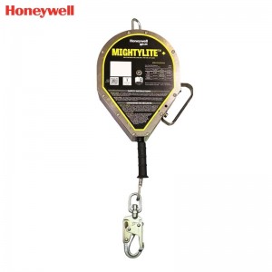 霍尼韦尔（Honeywell） MMLOGC102 20FT Mightylite 坠落制动器 （长6米、镀锌钢缆、钢质安全钩X1、 钢制万向抓钩X1）