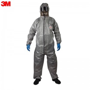 3M 4570 连体带帽防化服 （复合膜双拉链、防喷溅、防化、防尘）